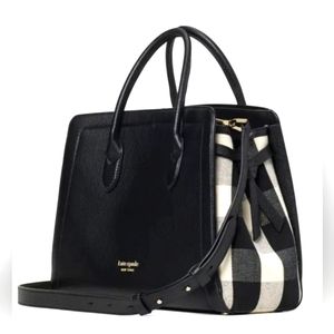 Kate Spade Gingham bag black